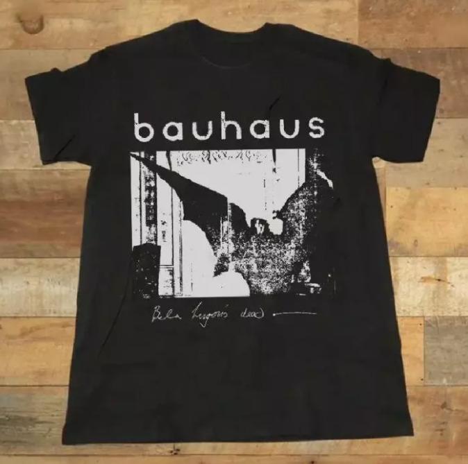 T-Shirt Bauhaus Bela Lugosi Dead Goth Band Unisex Cotton T-Shirt Full Size
