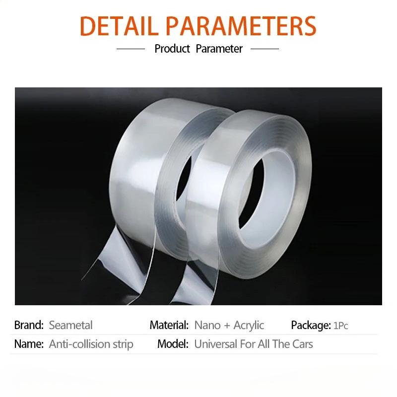 Car Stickers Door Sill Protector Universal Car Door Edge Sticker Anti Scratch Car Bumper Protection Film Car-Styling Accessories
