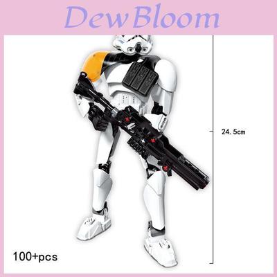 Stavebnice Star Wars Séria s kloubovými mini figurkami pro kreativní hraní dětí