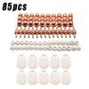 Soldering Plasma Nozzles Tools 85Pcs Cutter Consumables Replacement Torches