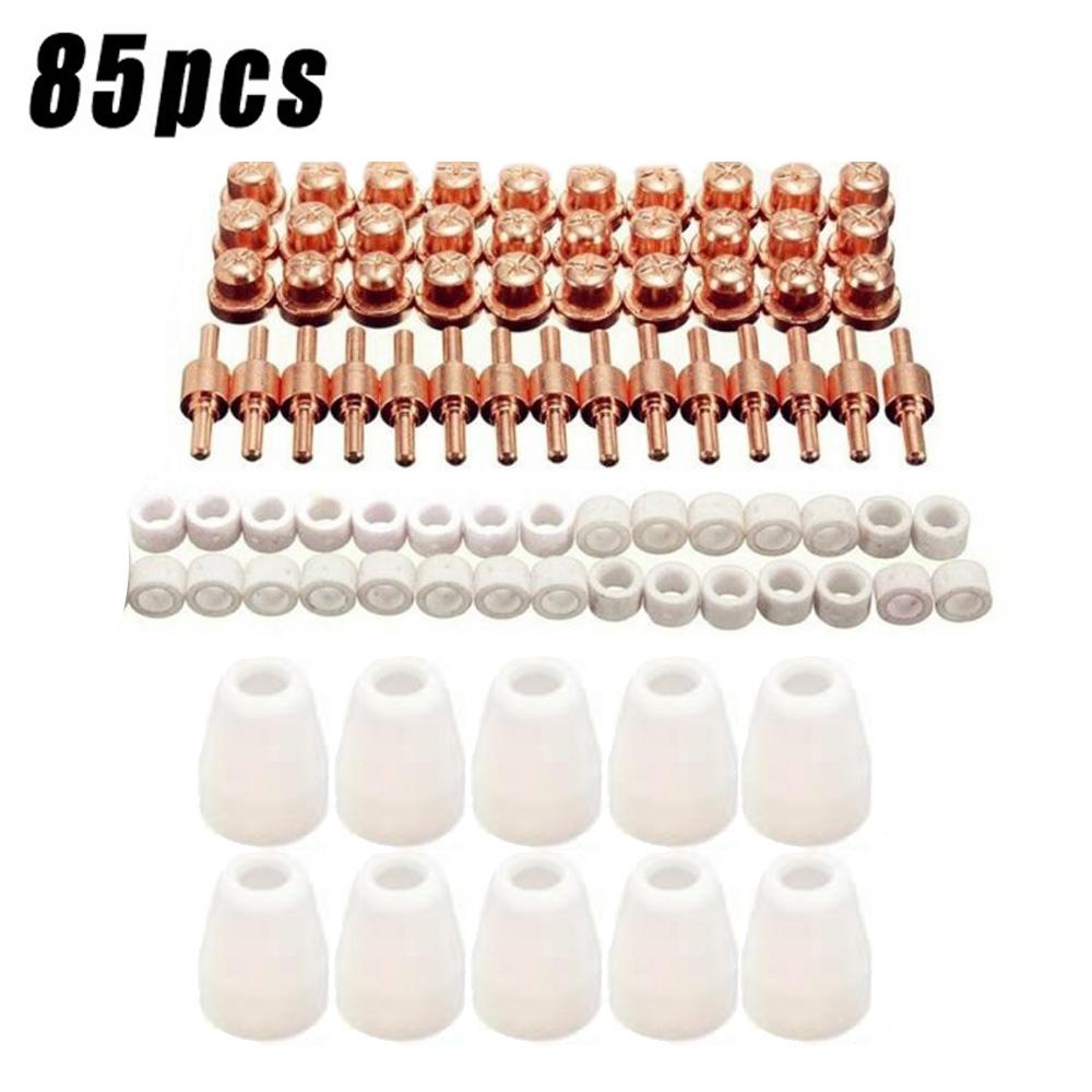 Soldering Plasma Nozzles Tools 85Pcs Cutter Consumables Replacement Torches
