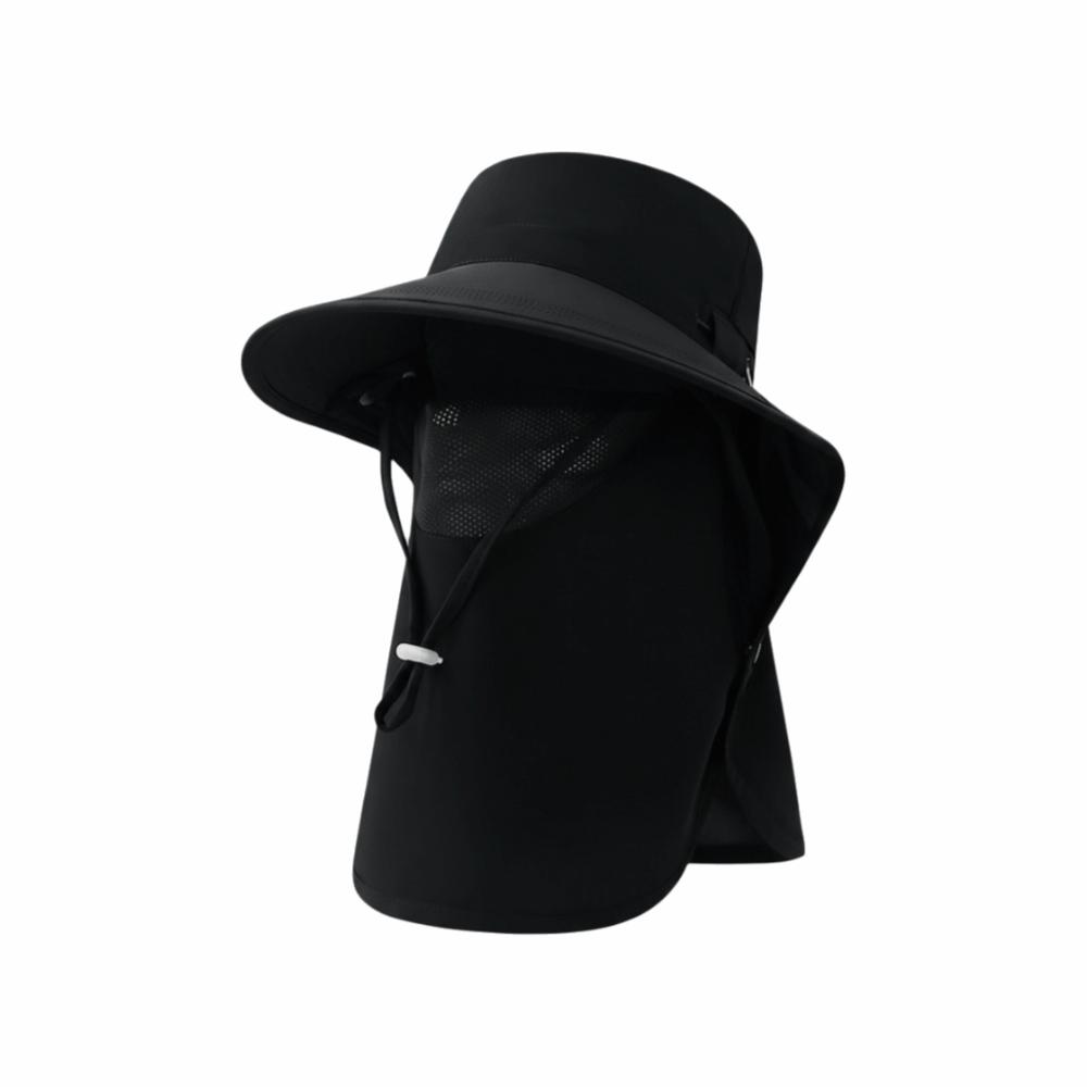 Outdoor Sunscreen Bucket Hat UV Protection Neck Flap Bucket Hat Breathable Fisherman Hat  Travel