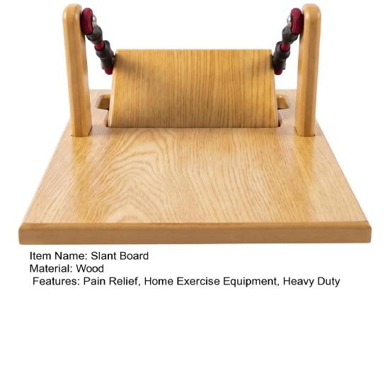 Wooden Calf Stretcher Slant Board Achilles Tendonitis Plantar Fasciitis Pain