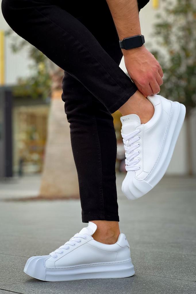 Chekich H New Collection CH2411 Artenay Men Shoe White Black Brown Tan