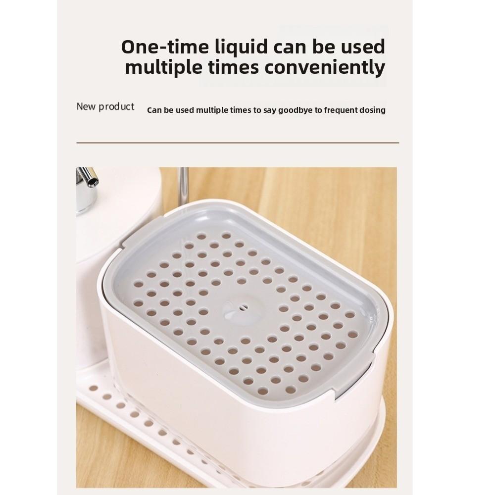 Double Layer Kitchen Detergent Dispenser Large Capacity Hand Sanitizer Dispenser  Home Accessories