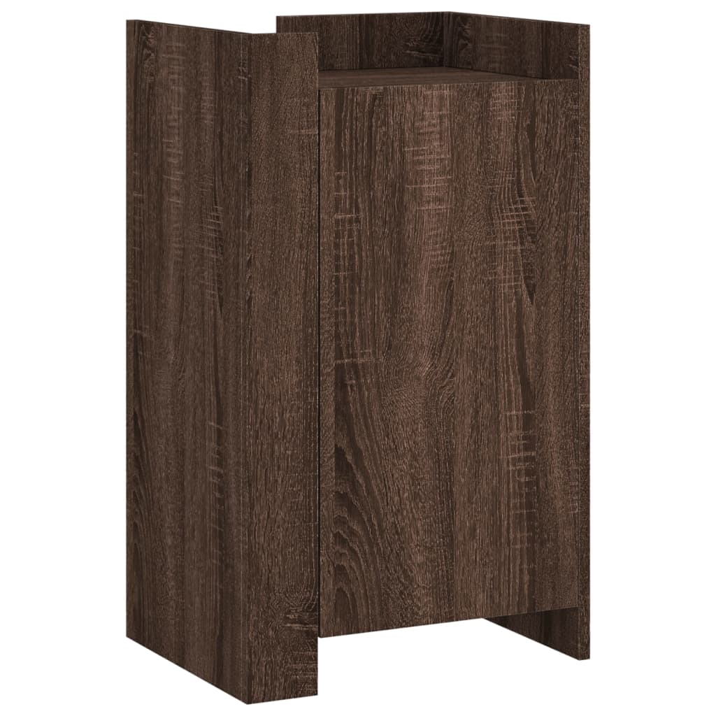 Sideboard in Brown Oak Look 45 x 35 x 75 cm Particleboard