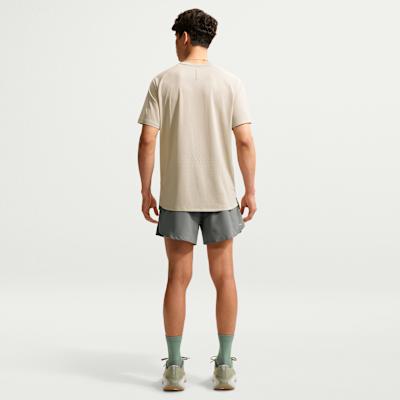 Men's Nike Running T Shirts Men's Milk White II/Sail White Crew Neck Moderate