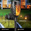 800LM LED Solar Lawn Light Flame Flashlight Outdoor Flashing IP65 Waterproof Garden Decorative Path LightingChama de luz alça de luz de indução ao ar livre