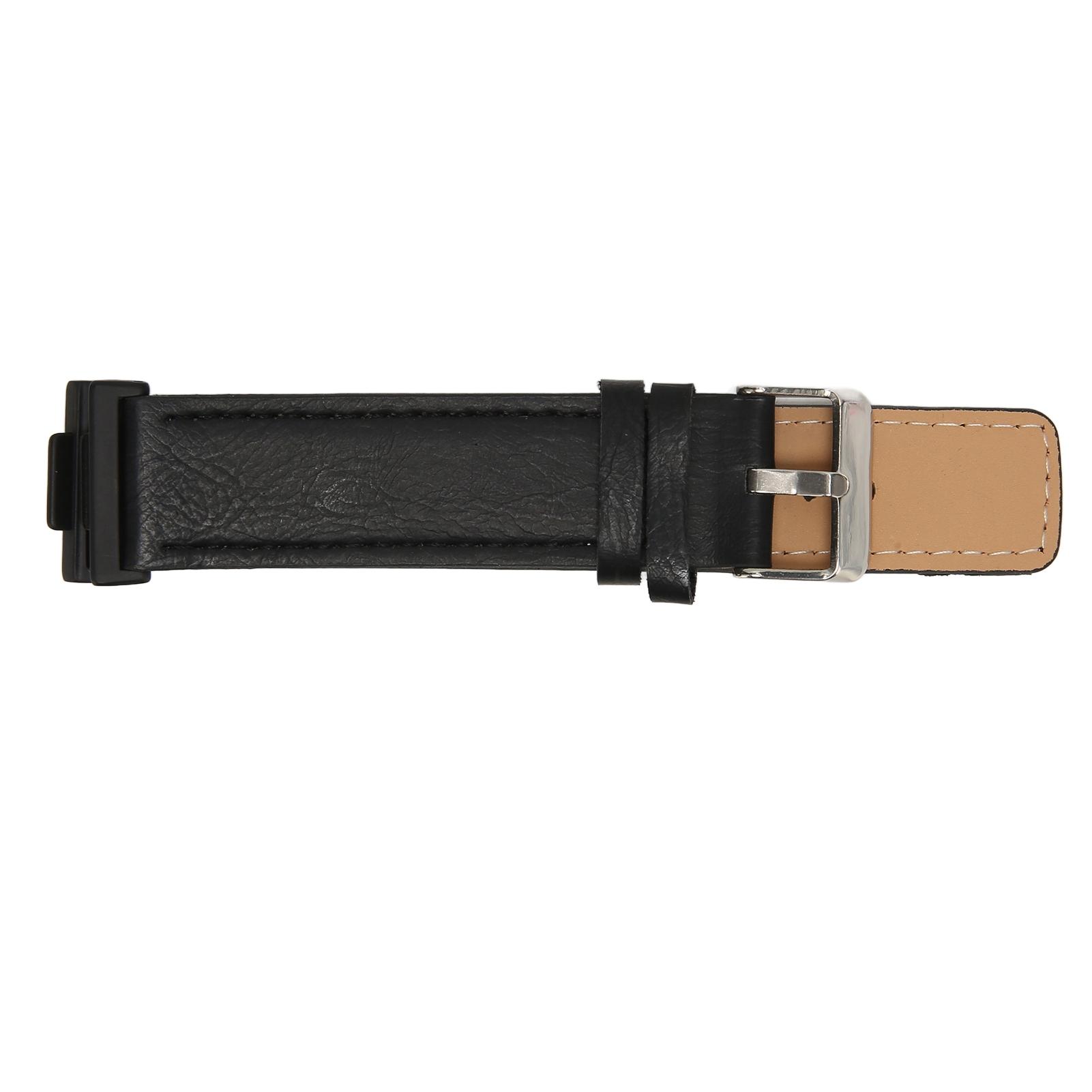 

Leather Smartwatch Strap Comfortable Replacement Smartwatch Band Wristband for Watch FIT 2