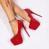 European & American Style Pointed Toe Stiletto Heels - Spring & Autumn Women's Plus Size High Heels