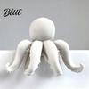 Unique Office Gadgets 3D Printed Octopus Figurine Cute Marine Animal Sculpture for Playful Desk Accessories Computer Monitor Decor Shelf Ornament,