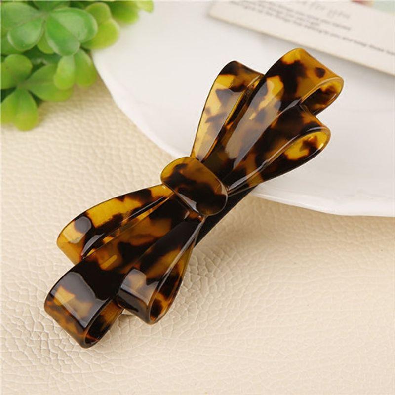 Large Spring Clip Ponytail Elegant Hairpin Bow European and American Style Elegant Style