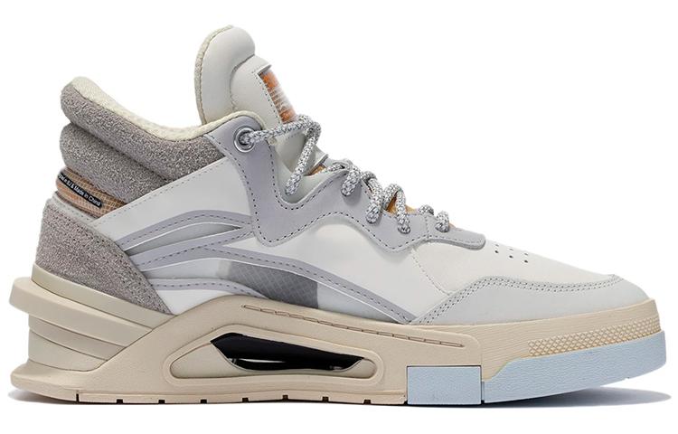 Li Ning Wave Premium Textile, Synthetic Leather, Split Suede Slip Resistant Abrasion Resistant AGCR267-1