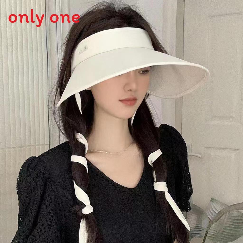 Summer Uv Sun Hat With Oversized Brim Ice Silk Material For Casual And Fashion Use