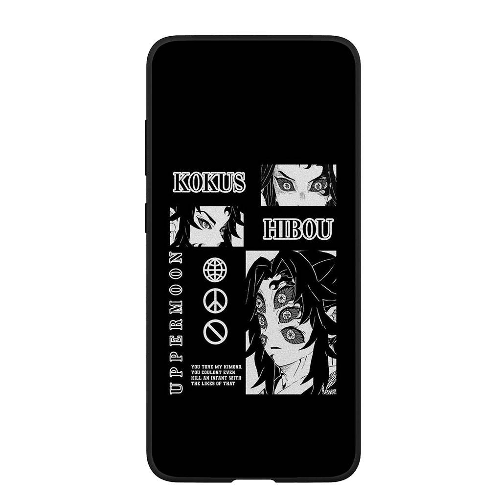 Phone Case for Samsung Galaxy S25 S24 S23 iPhone 16 15 Xiaomi Redmi Note 14 13 12 16E 11 Pro Max OPPO Moto Huawei Kokushibo Kamado Nezuko Demon Slayer