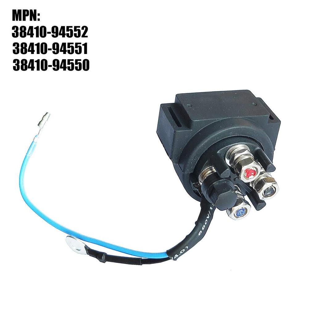 Power Trim Tilt Relay For Suzuki Outboard DF40-DF140 4-Stroke DT55-225HP 2-Stroke Replacement 38410-94550 38410-94551 38410-94552