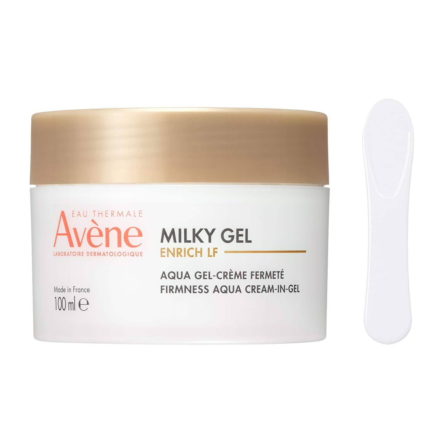 Avene Молочный гель Enrich LF 100 мл, Всё-в-одном для чувствительной кожи, Увлажняет мелкие морщинки и сухость