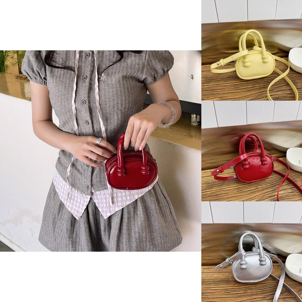 Mini Purse For Kids With Pu Material Cute Design Childrens Handbag For Daily Use