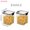 Κουτί αποθήκευσης κουζίνας Δοχείο αποθήκευσης τροφίμων Σφραγισμένο αδιάβροχο δοχείο αποθήκευσης δημητριακών με καπάκι Δοχείο μπουκαλιού με ζυμαρικά με κόκκους καφέ