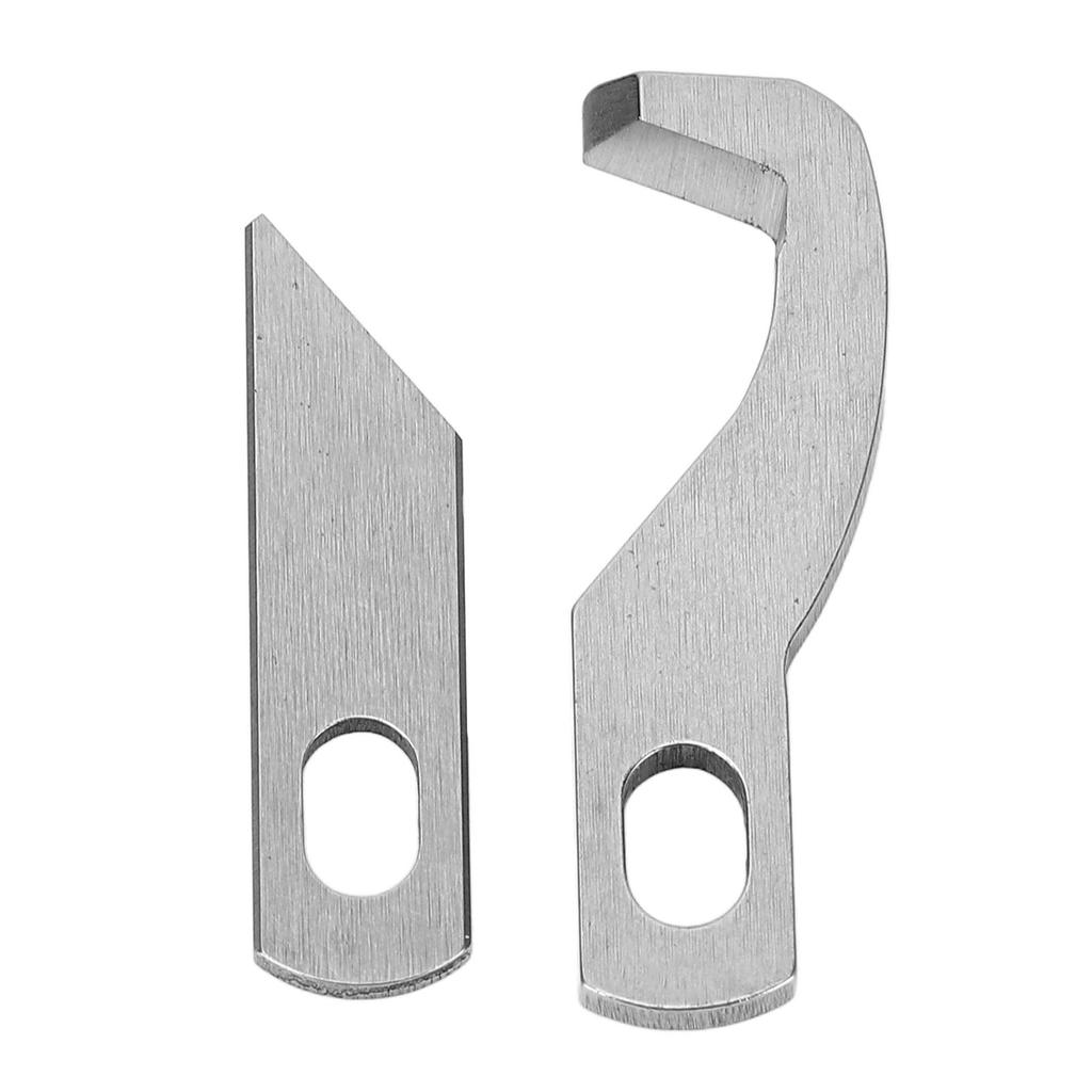 Sewing Machine Upper and Lower Blades Steel TF122 TF123 Overlocker Machine Blade Set