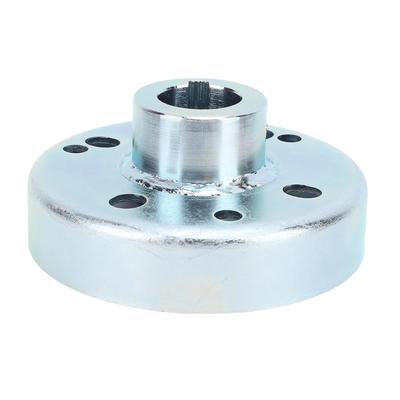 4-calowy bęben hamulcowy z 1-calowym otworem oś żywa 14-calowy klinowy stop stalowy piasta bębna hamulcowego do gokartów mini