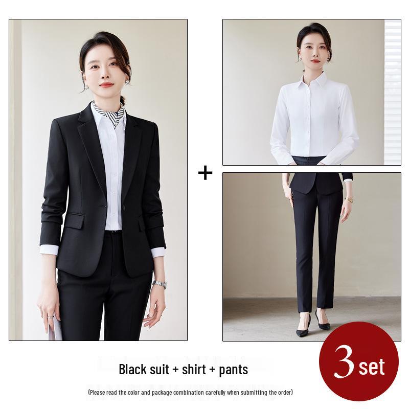 Women's Postal Workwear: New Postal Savings Bank of China Uniform Jacket and Trousers Suit