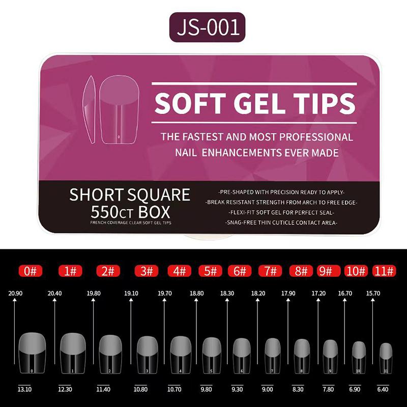Końcówki do paznokci Ultra-cienkie Matowe Sztuczne paznokcie Miękkie Żelowe Końcówki Średnie Krótkie Migdał Trumna Pełne Pokrycie Matowe Narzędzia do przedłużania Paznokci DIY