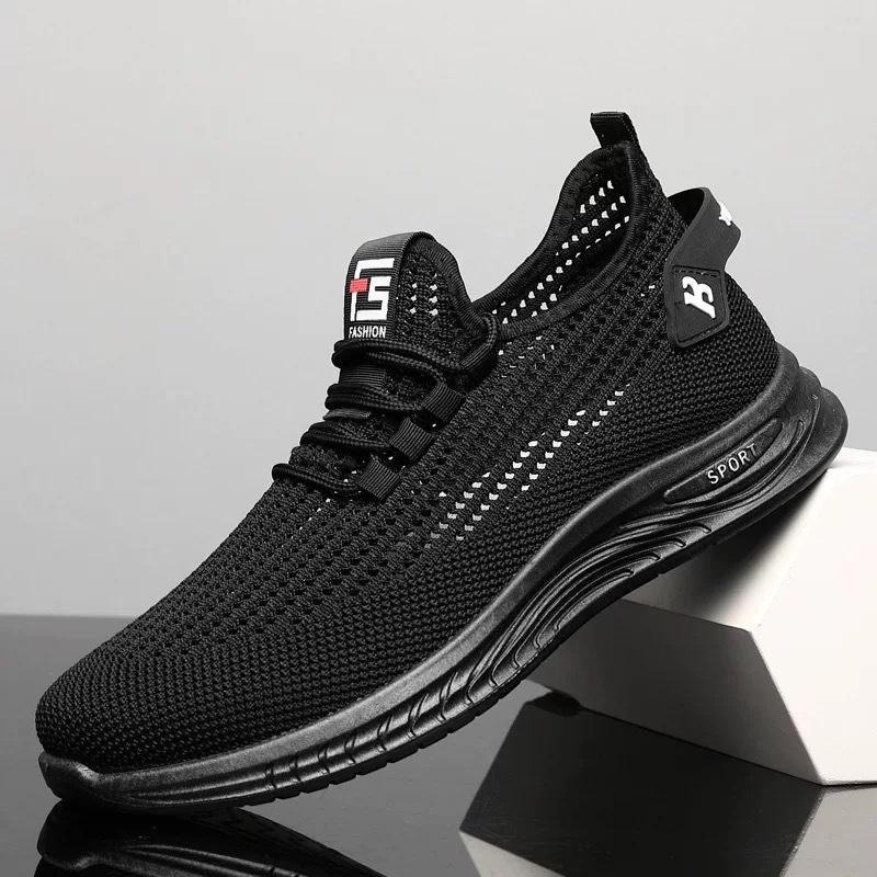 Scarpe Casual Traspiranti da Superficie Scarpe da Uomo Leggere con Suola Morbida Nuove Scarpe da Uomo Estive Forate Scarpe alla Moda in Rete