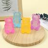 Squishy Cute Soft Jelly Bean Colorful Bear Stress Relief Fidgeting Sensory Toy Slow Rebound Anti Anxiety Decor Party Gift Adults