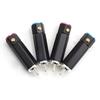 Set of 4 Black Solderless RCA Plugs Silver-Plated