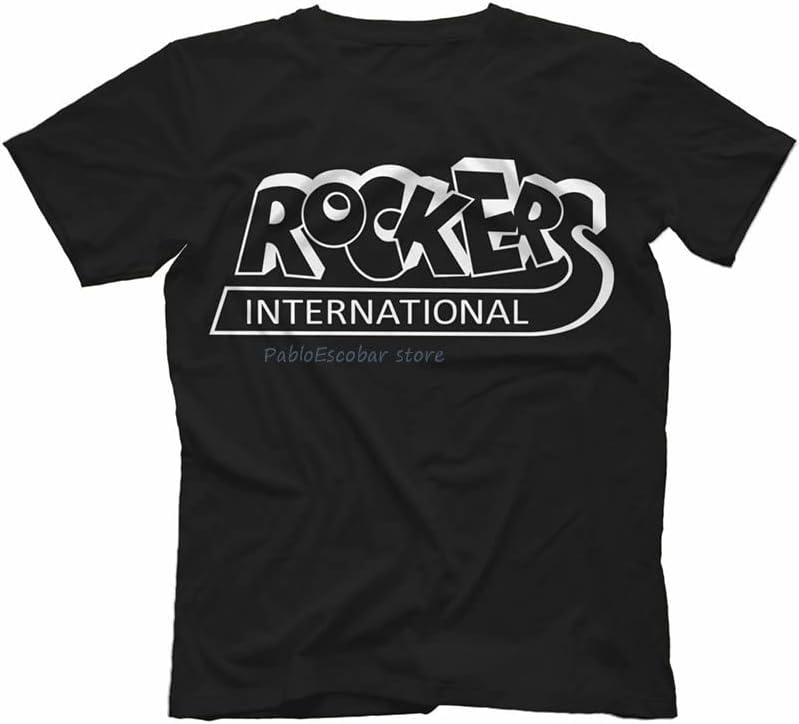 Rockers International T-Shirt 100 Cotton King Tubby Dub Augustus Pablo Tee Shirt S чёрный
