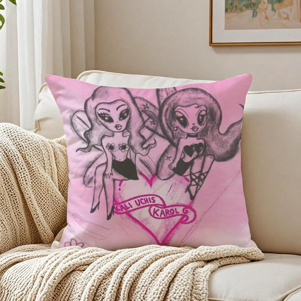 

Reggaeton Colombian Singer KKarol G Cushion Cover Pillowcase Antidustmite living Room Sofa Decor Cushion Room 30X30cm