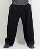 Deumakeu Corduroy Real Wide One-Pleat Pants Black