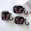 Black Butterfly Earphone Cases Cover Case For Airpods Pro 3 4 Pro3 Pro2 1 2