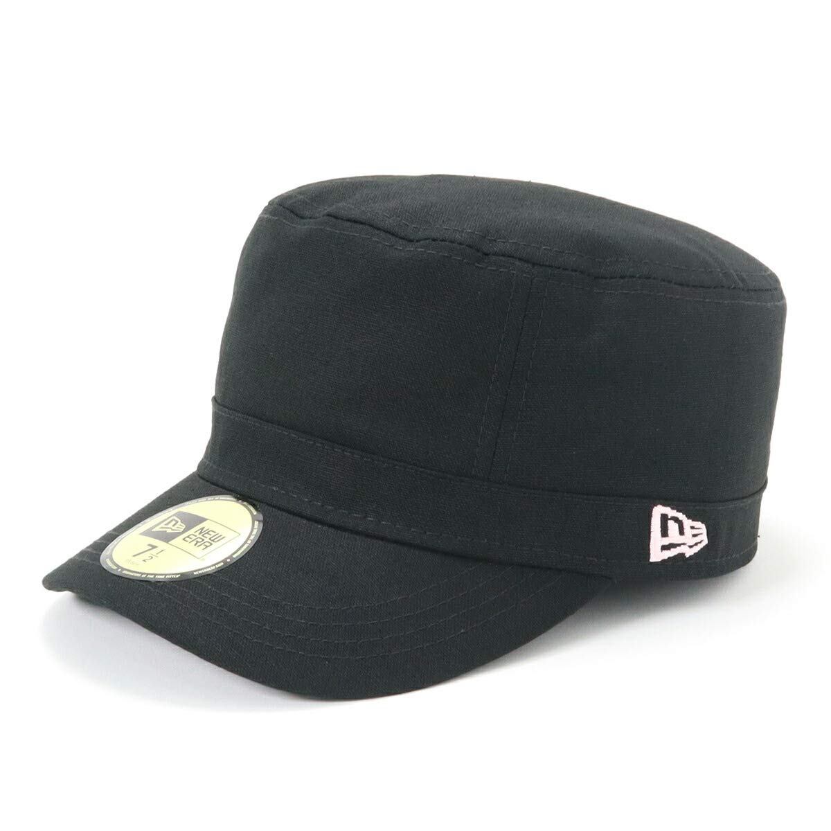 

Military Work Cap Hat 7 DUCK 23J [New Era] Black/Pink 3/8 WM-01 BLK/PNK