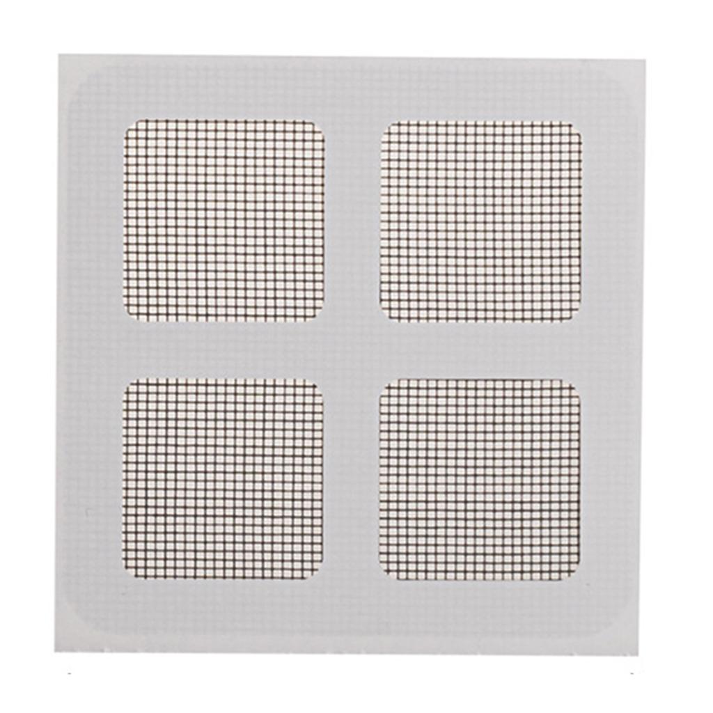 Reparaturband für Fenstergitter, 10 x 10 cm, Anti-Moskitonetz, Reparaturflicken für Vorhänge und Türgitter, hält die Fliegengitter intakt und sicher