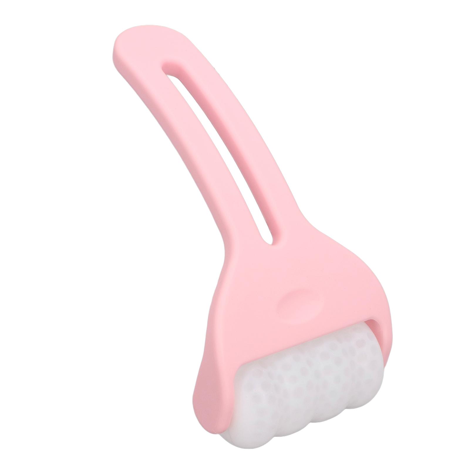 

Массажный ролик для лица Ручная ручка Ледяной ролик для лица Охлаждающий ролик для лица Инструмент для ухода за кожей для всех розовый