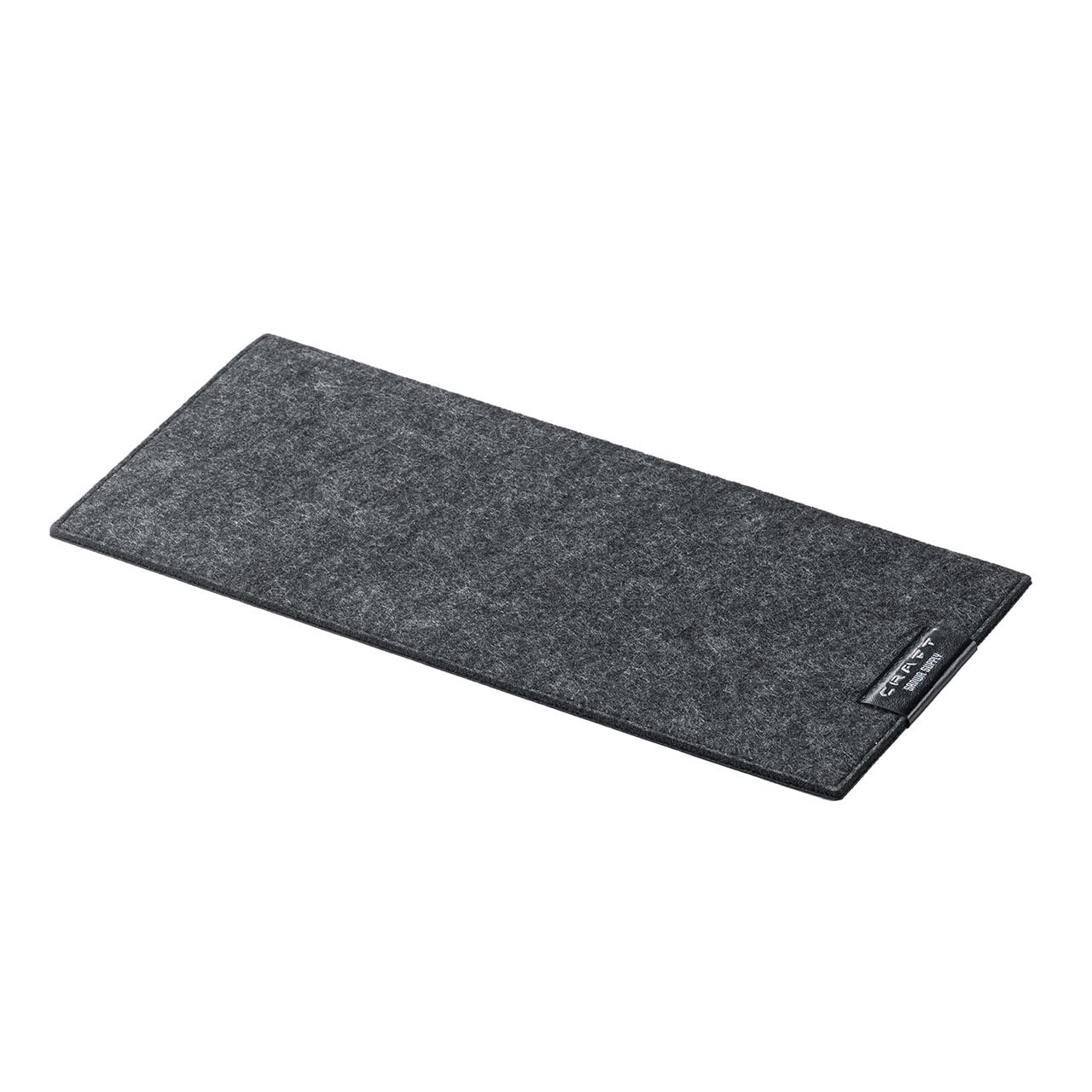 

Sanwa Direct Keyboard Mat, 32cm Wide x 14.5cm Deep, Felt, Quiet, Non-Slip, for Tenkeyless Keyboards, Small, Compact, Gray, 200-KBMAT1DGY-S