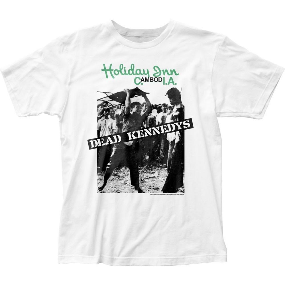 

Dead Kennedys Holiday In Cambodia Mens T Shirt Music Classic Band Tee New White Unisex T-Shirt L