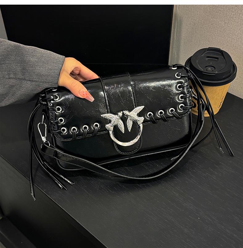 Женская высококачественная кожаная сумка через плечо