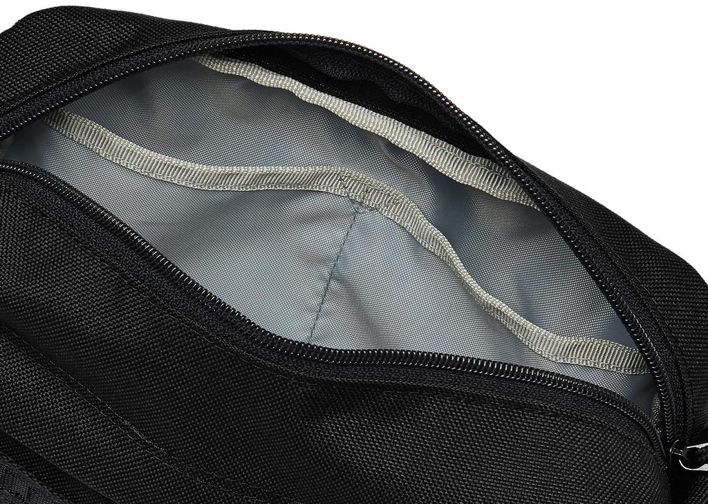 Outdoor Products Classic Logo Tape Nylon Crossbody Shoulder Bag, Mini Shoulder/Middle Shoulder, Black