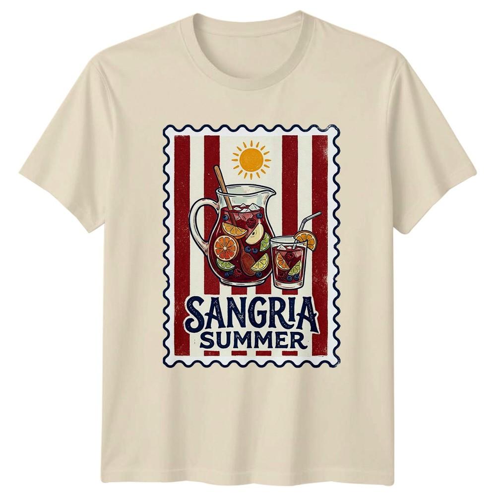 Sangria Summer TShirt Summer Cocktails Beverages Gift For Him And Her