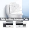 Soft Close Toilet Seat Hinges Reinforced Toilet Lid Seat Hinges Toilet Cover Hinge Easy Install Toilet Seat Fittings Toilet Seat