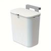Wall-Mounted Bathroom and Kitchen Trash Can with Lid