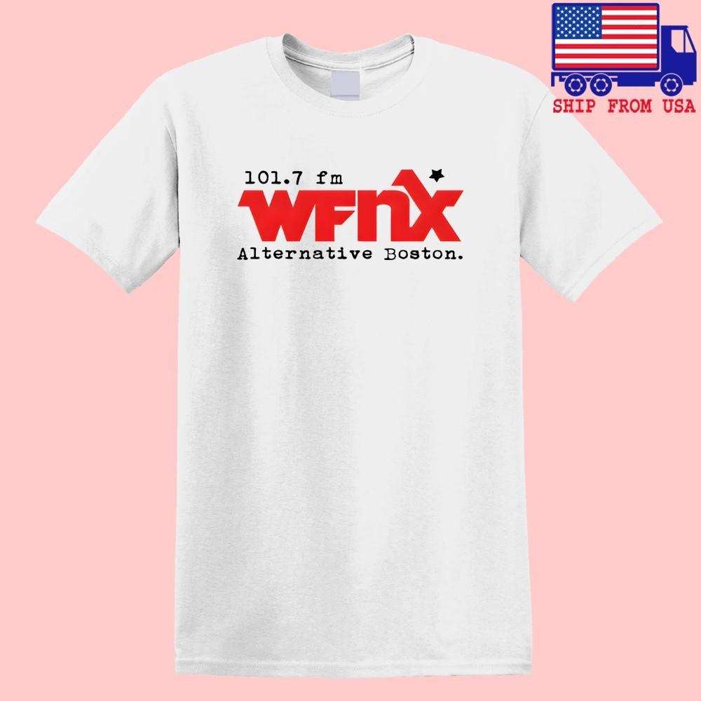 WFNX 101.7 Boston Radio Men s White Size S-5XL XXXL
