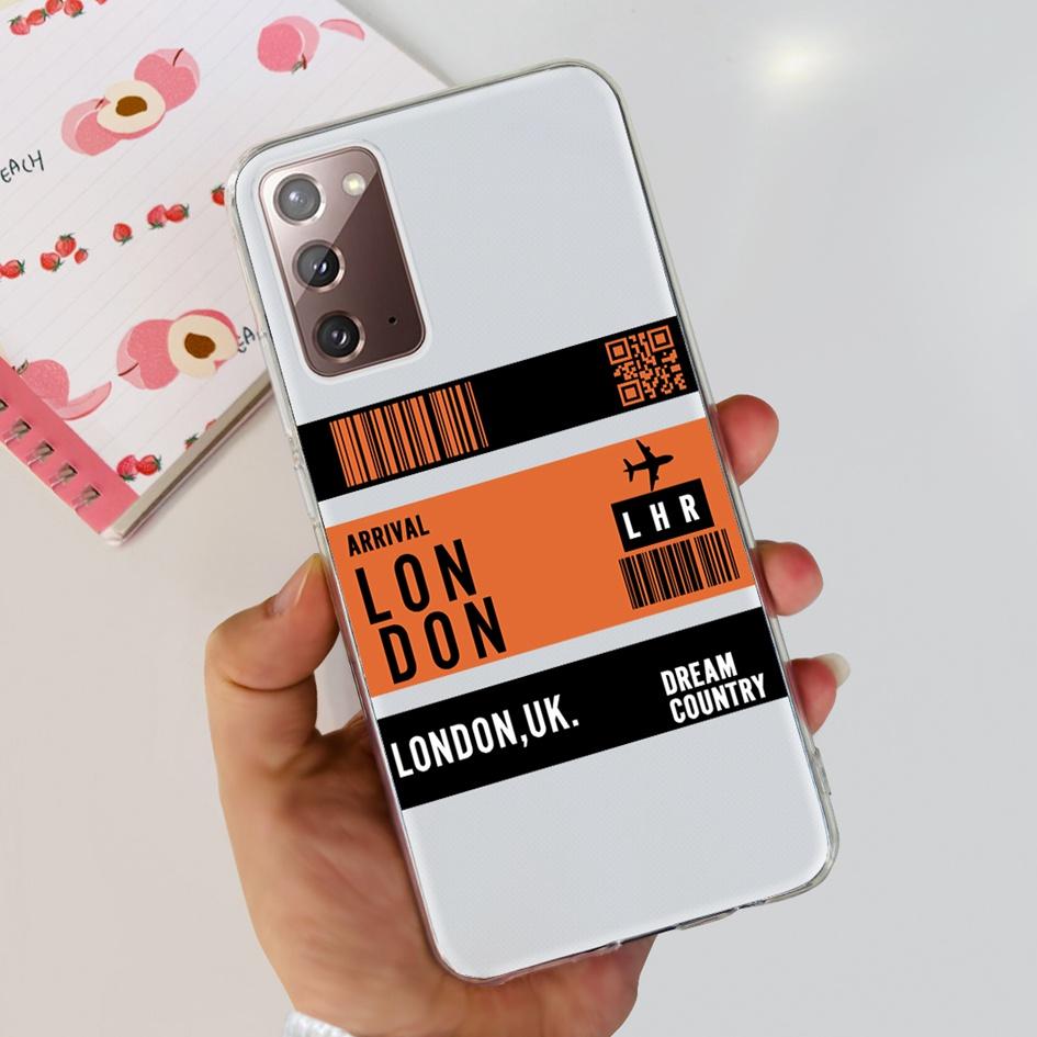 For Samsung Note 20 5G Case SM-N981B Popular Flower Slim Soft Silicone Phone Cover For Samsung Galaxy Note20 Ultra 5G Funda Capa