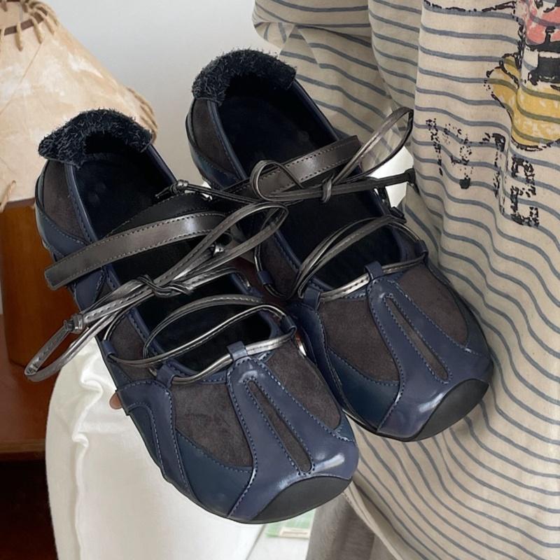 Fashion Women's Sneakers 2025 Designer Casual Sports Shoes Mary Janes Spring New Soft Ballet Flats Fashion Comfortable Women Flats