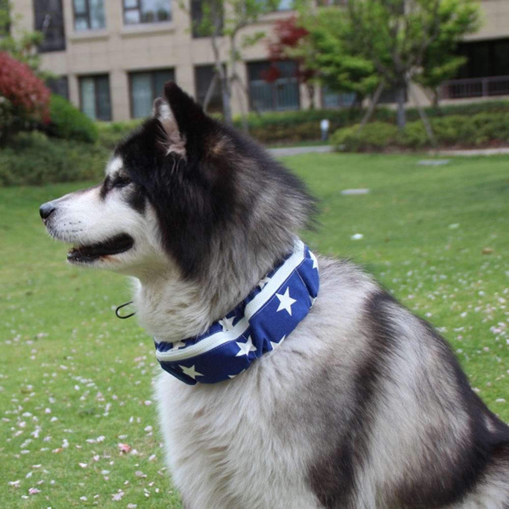 Prevent Heatstroke Big Dog Gel Scarf Summer Pet Ice Scarves for Medium Large Dogs Labrador Husky mascotas Products Accessories