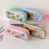 Desktop Storage Cartoon Capybara Stationery Bag Cartoon PVC Pencil Pouch  Student