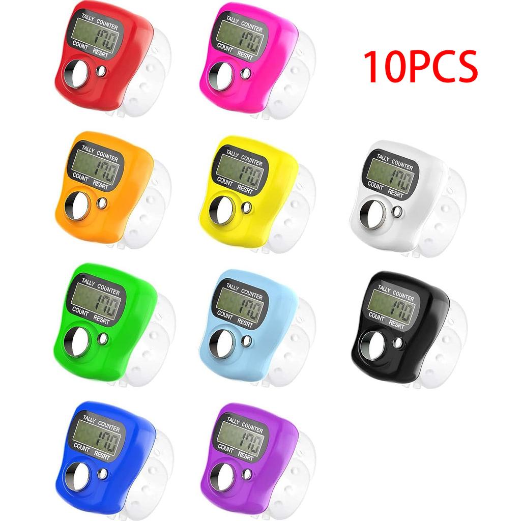 Electronic Finger Counter, Mini LCD Digital Display Tally Counter 5-Digit Number Count Clicker, Counters Clickers for Knitting